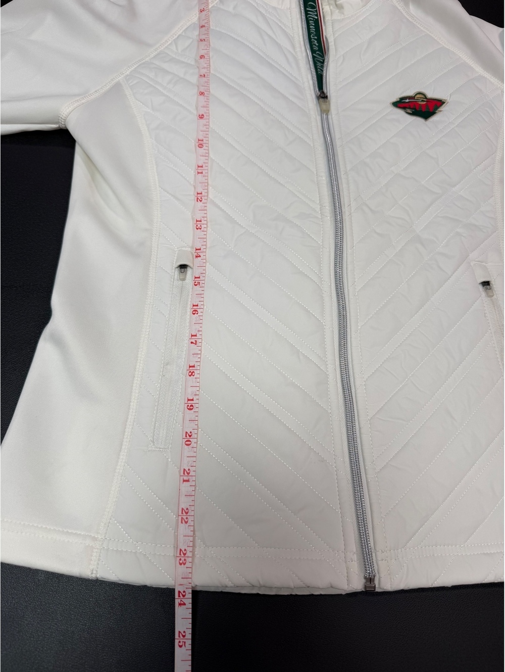 New With Tags NHL Minnesota Wild Women's Full-Zip Jacket White Size S - Picture 2 of 7